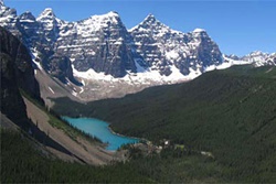 moraine lake area group access pet friendly dog park in banff alberta canada